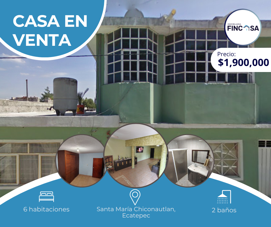 Casa en venta en Santa Maria Chiconautla, Cda. Insurgentes